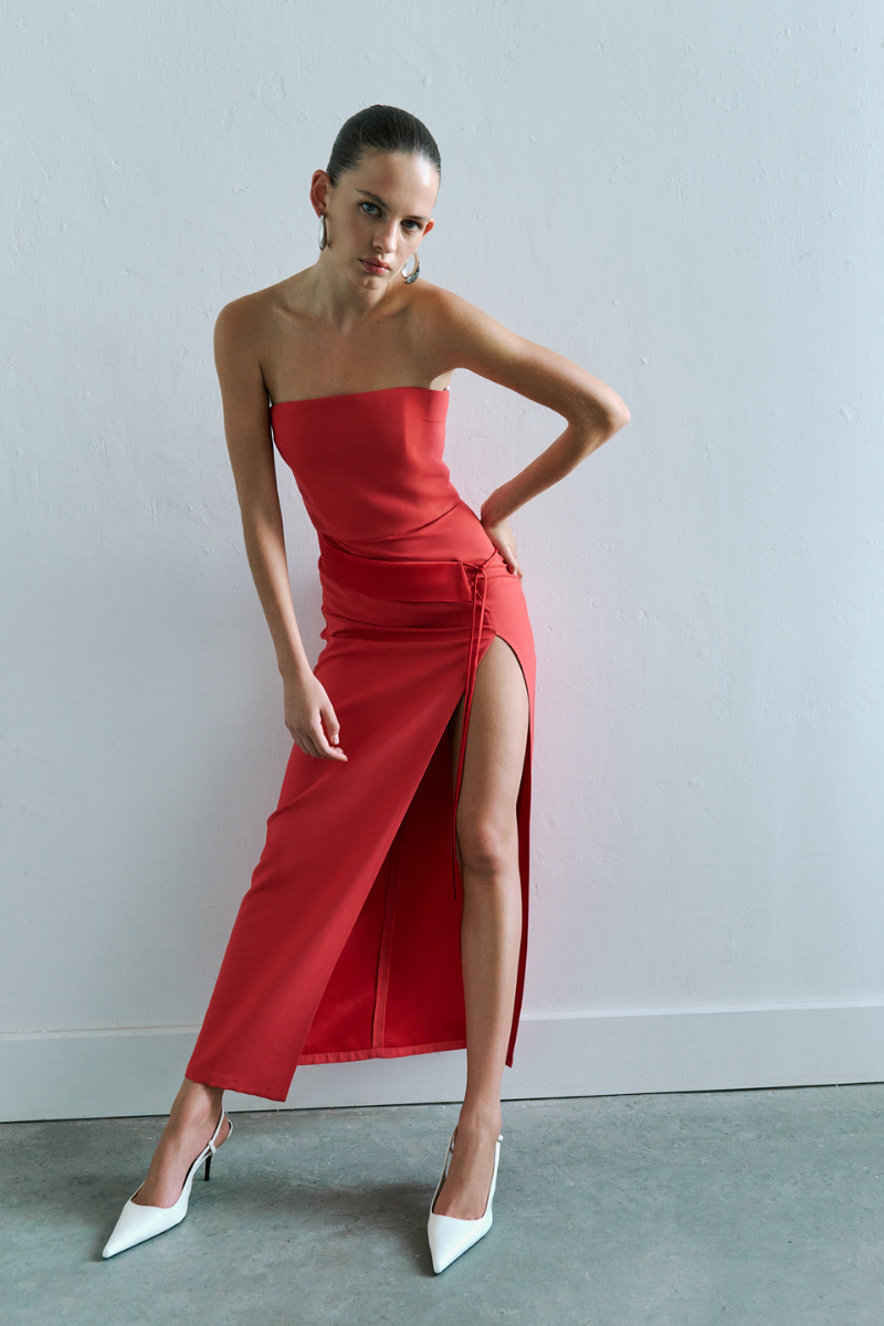 LIA DRESS IN RED - CULT MIA