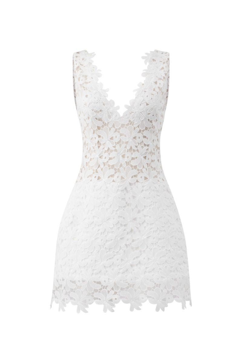 MARIE FLORAL LACE DRESS - CULT MIA
