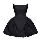 Black Violet Transformer Maxi Dress by Balykina, featuring a flowing silhouette and versatile design for elegant occasions.