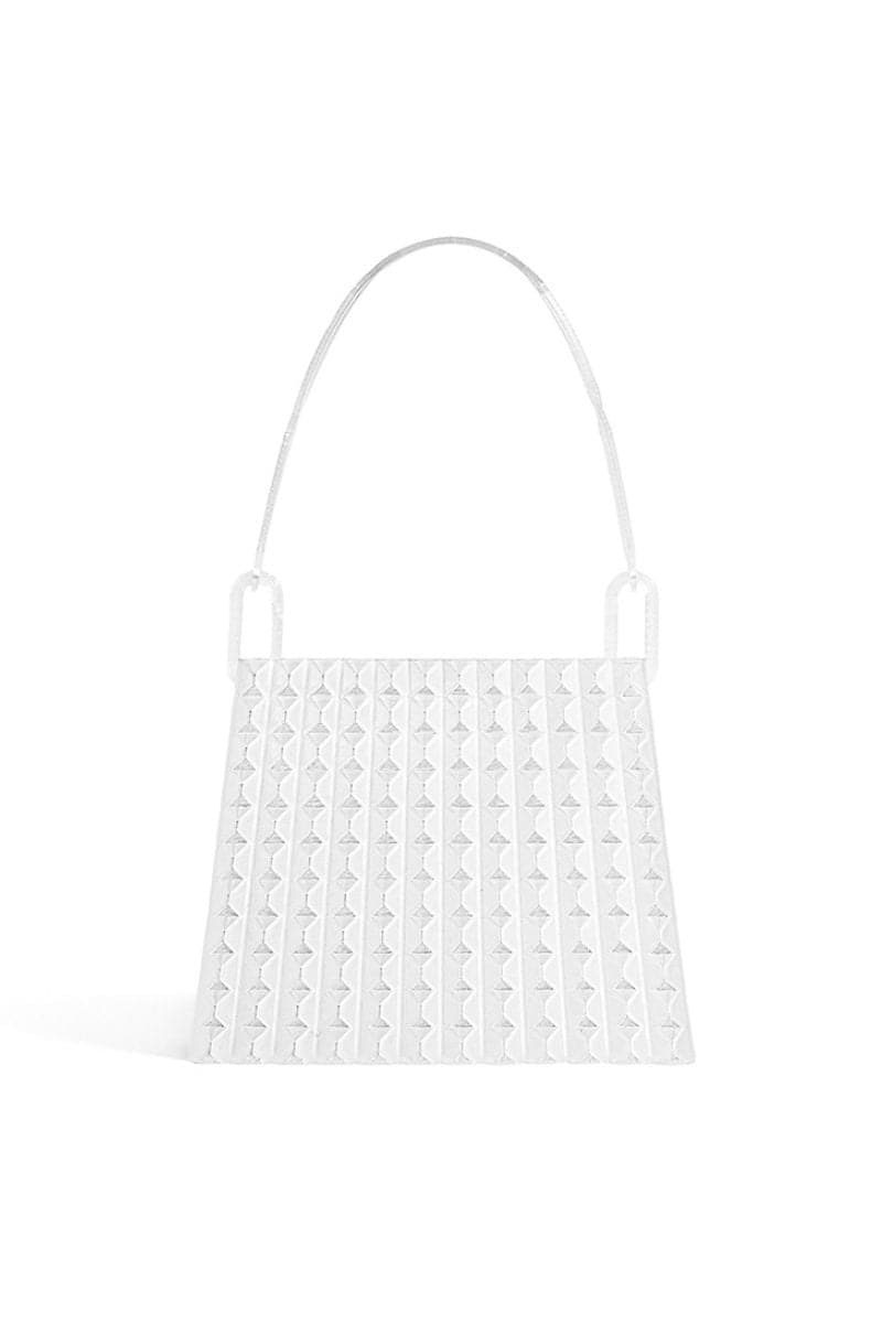 CLEAR PRISM TOP HANDLE BAG - CULT MIA