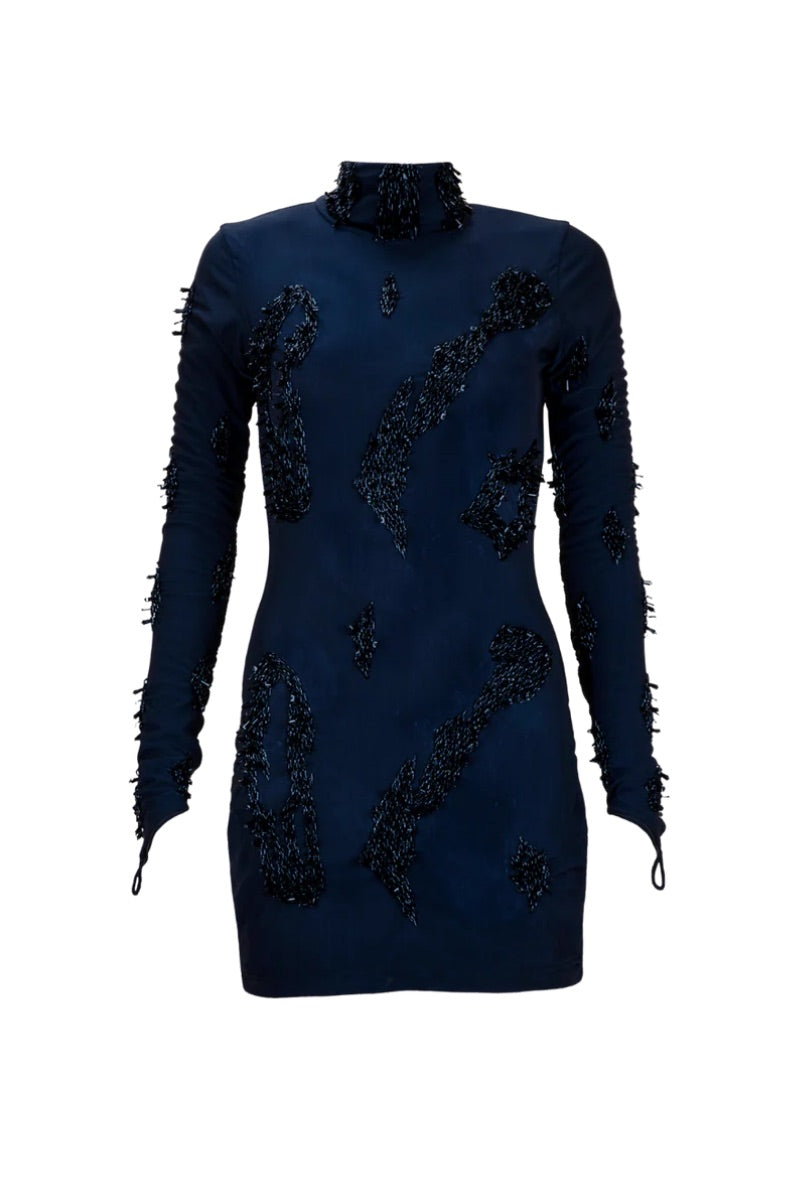 ZUSI BLACK MINI DRESS - CULT MIA