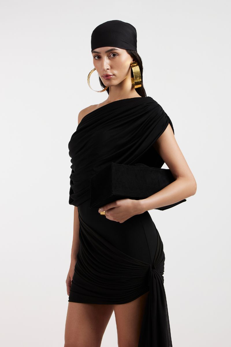 JOCELYN BLACK MINI DRESS - CULT MIA
