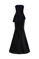 Lune De Soie shimmer taffeta top and skirt co-ord set with elegant, shiny fabric and fitted silhouette for a stylish look