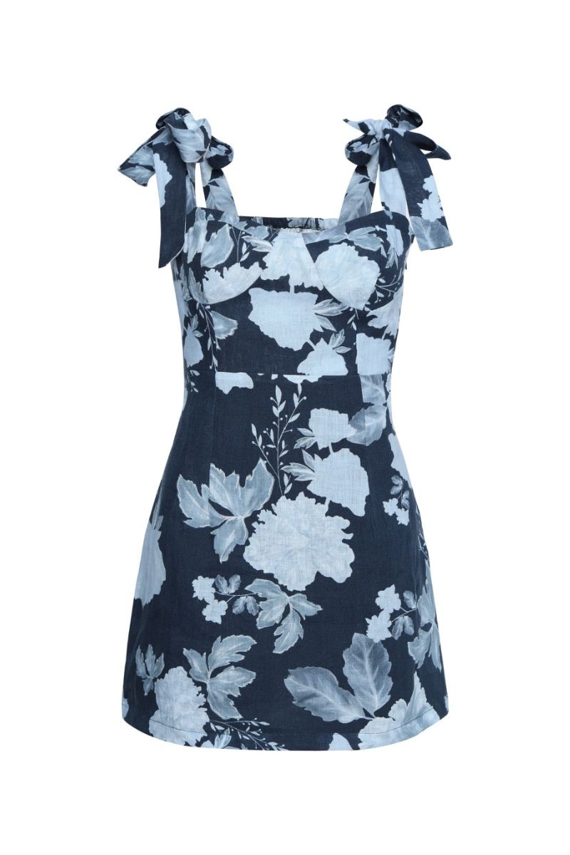 MAY DRESS IN MIDNIGHT BLUE - CULT MIA