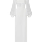 Le Thanh Hoa Ethereal Elegance co-ord set featuring a stylish top and matching skirt with flowing, elegant fabric.