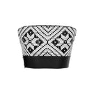 Maz Manuela Álvarez Intrecciato Top Leather, close-up of textured leather top showing intricate woven design and craftsmanship.
