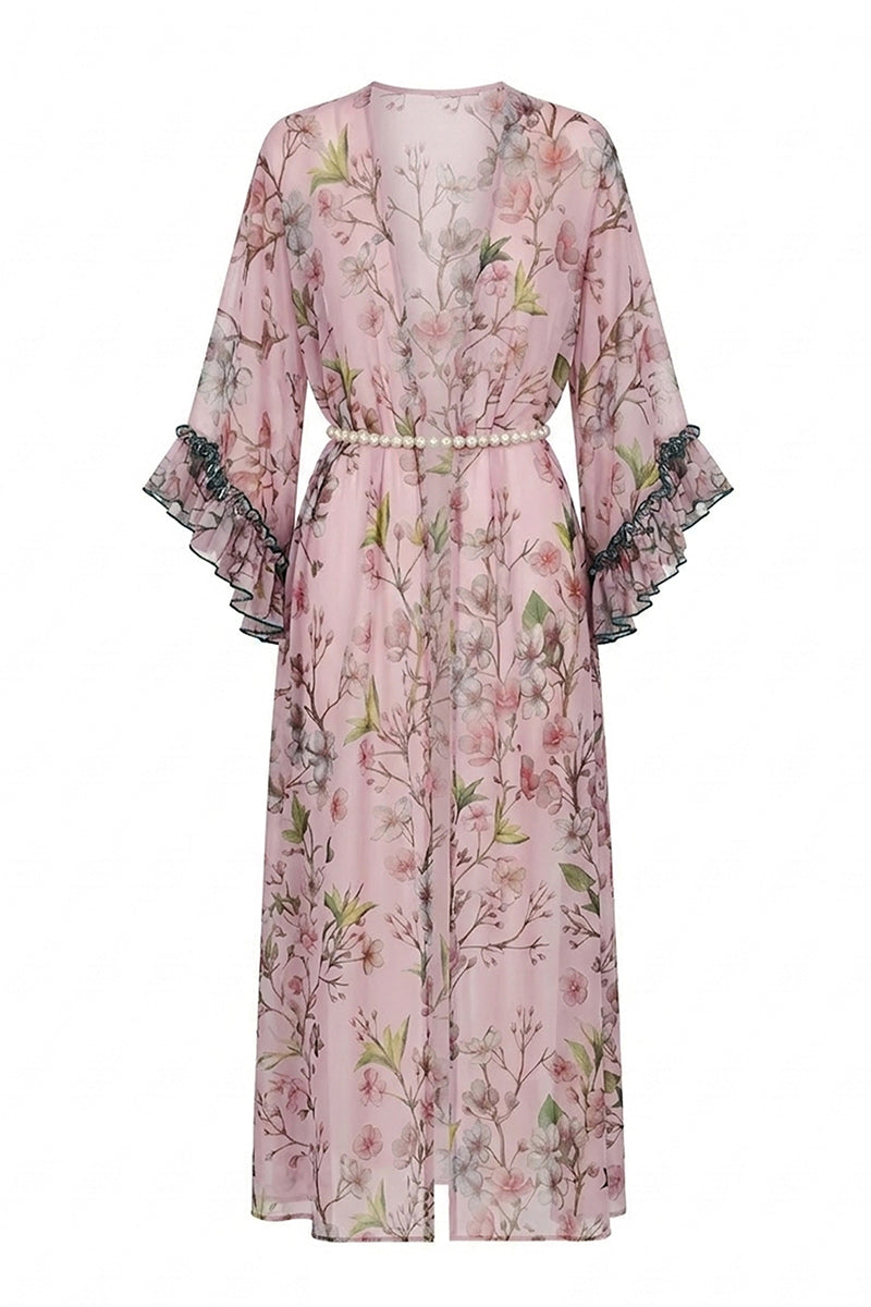 Nur Karaata Mango Mojito beach dress cover-up featuring lightweight fabric and tropical print, perfect for beach or poolside wear.