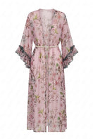 Nur Karaata mango mojito beach dress cover-up featuring lightweight fabric and tropical print, perfect for beach or poolside wear.