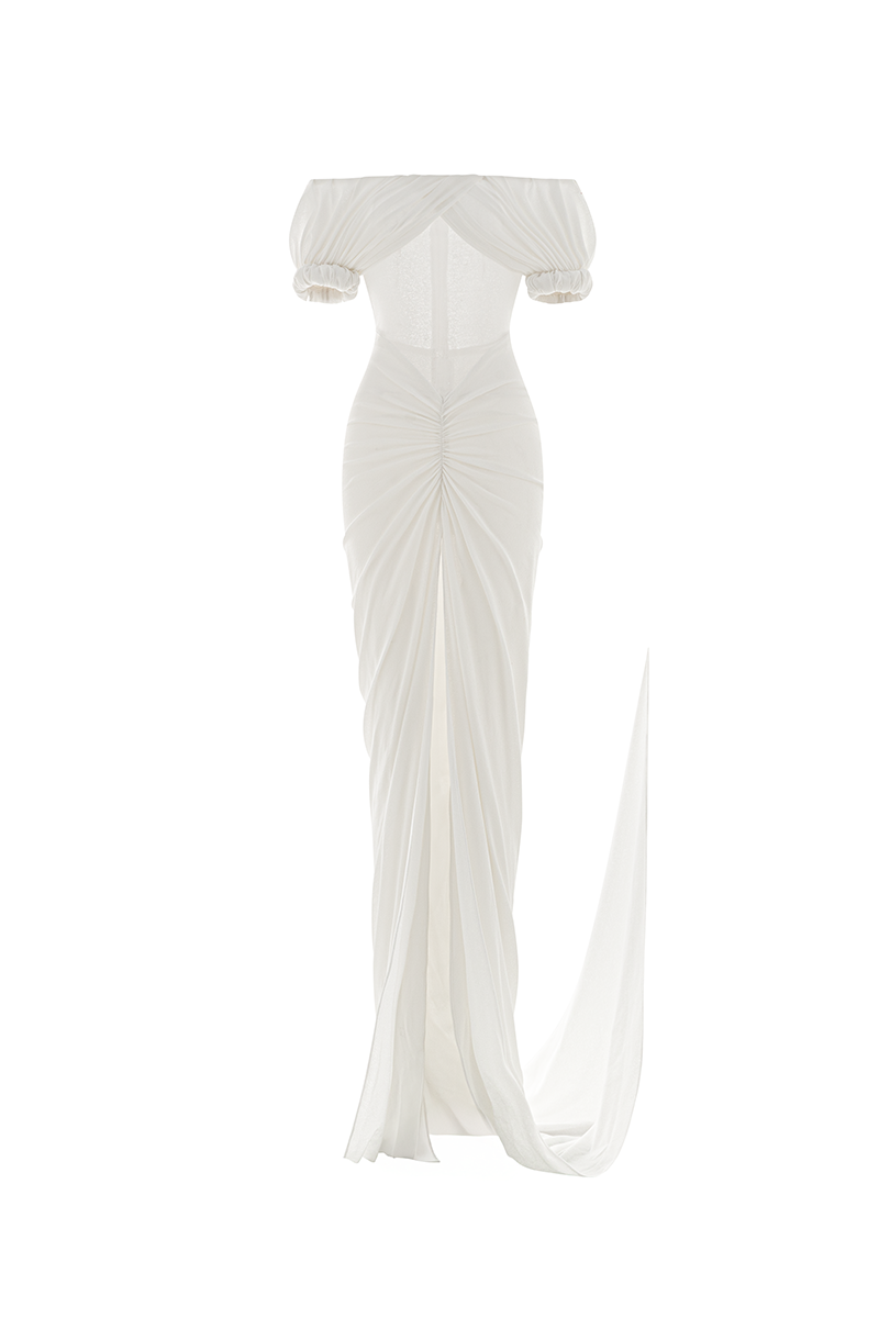 HEMERA DRESS IN WHITE
