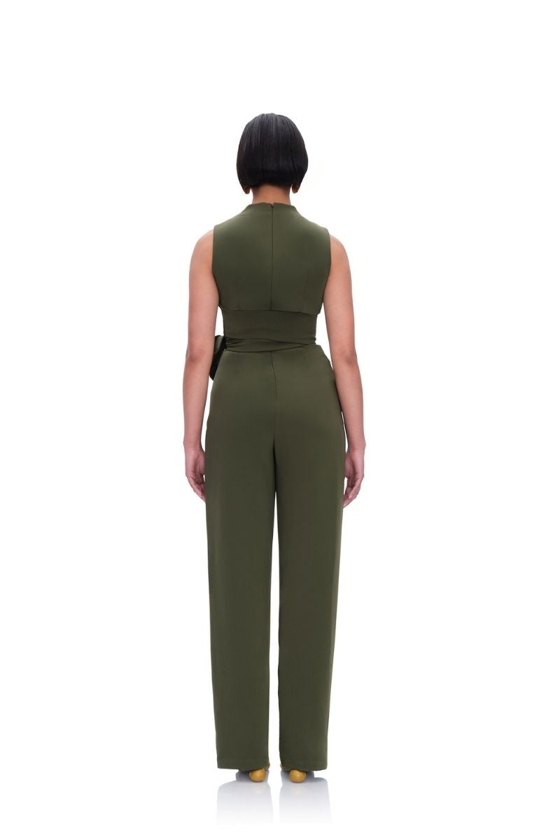 EDAR JUMPSUIT IN OLIVE - CULT MIA