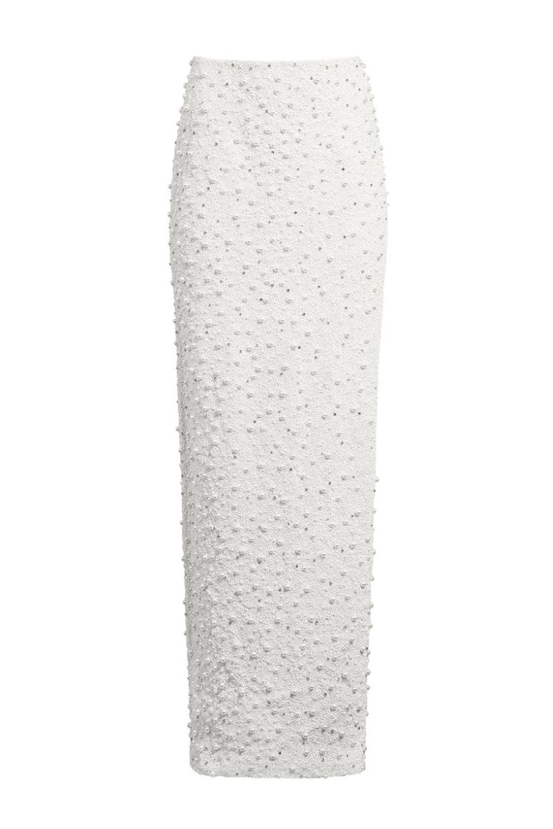 KHERA MAXI SKIRT IN WHITE - CULT MIA