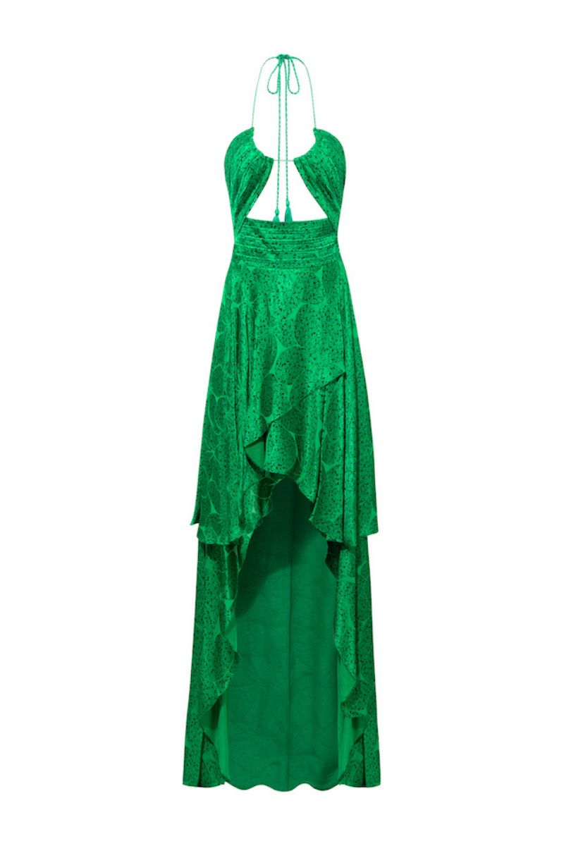 NIKITA DRESS IN KELLY GREEN - CULT MIA