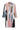 OVERSIZED COAT WITH SHOULDER PADS IN LIGHT MULTI