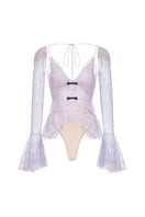 Montsand violet floral cami top with delicate straps and vibrant floral pattern on lightweight fabric.