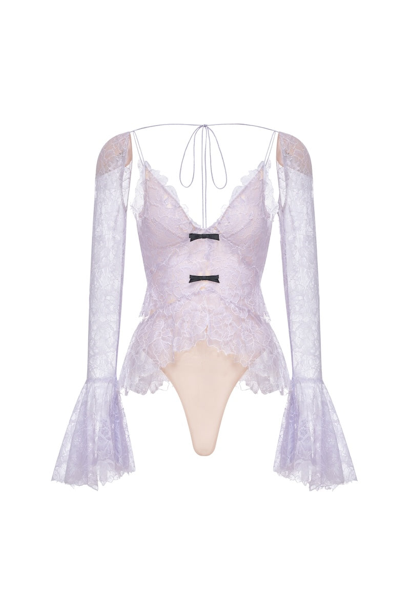 Montsand violet floral cami top with delicate straps and vibrant floral pattern on lightweight fabric.