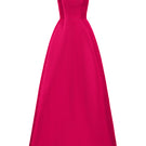 Pink Taffeta Silk Lined Maix Gown by I.H.F, elegant evening dress with detailed fabric and luxurious finish.
