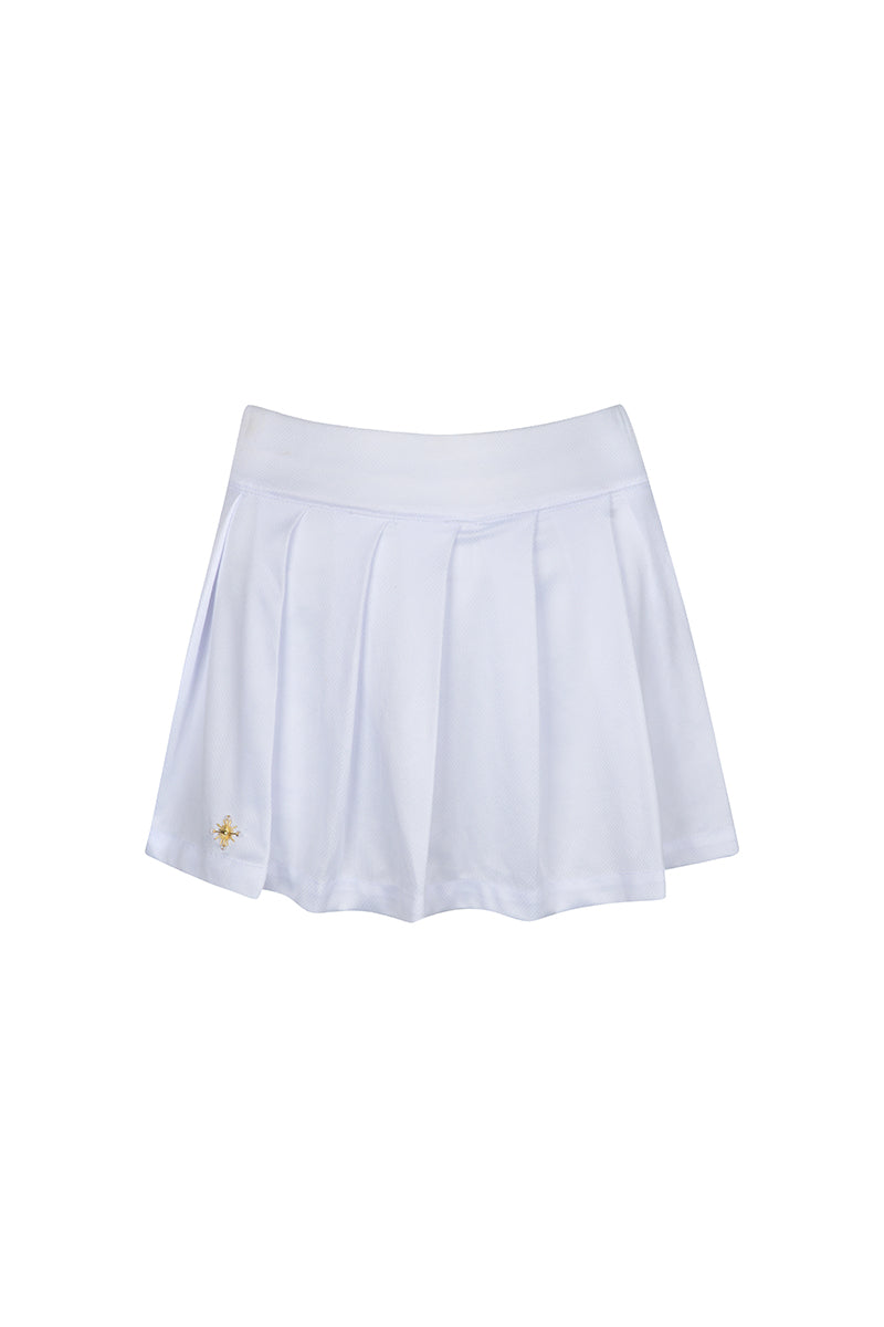 TENNIS SKIRT IN WHITE - CULT MIA