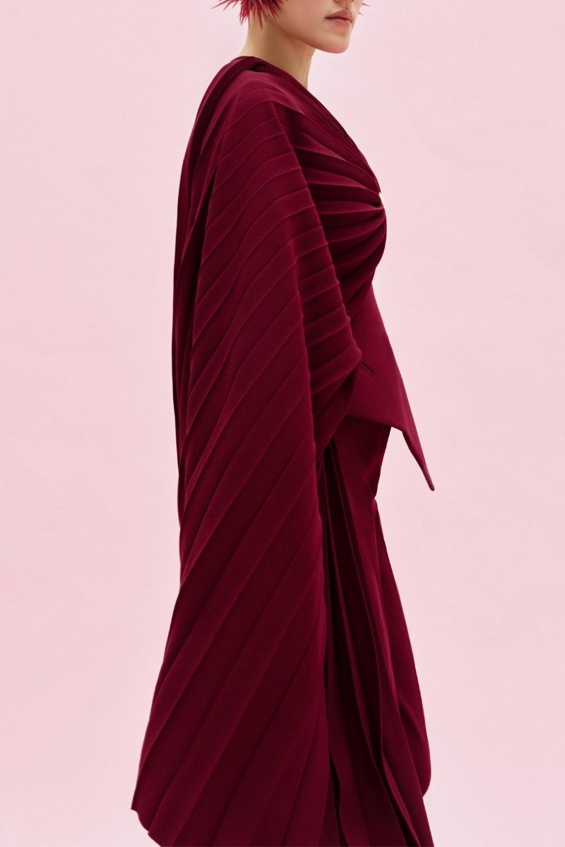 Jenny K Tran Adlington top, stylish women's blouse with a tailored fit, displayed on a neutral background.