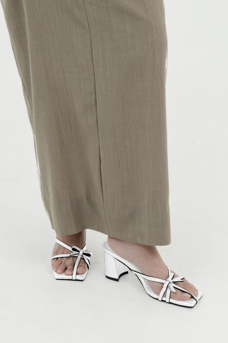 ADRIANNA SANDALS IN WHITE