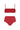 RED BANDEAU TOP AND HIGH-RISE BOTTOM BIKINI - CULT MIA