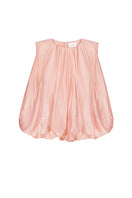 Dusky pink balloon top by ELENAREVA featuring a relaxed fit and balloon sleeves, ideal for casual and stylish outfits.