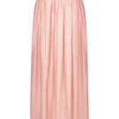 Dusky pink balloon midi skirt by ELENAREVA, featuring a voluminous silhouette and elegant flowy fabric.
