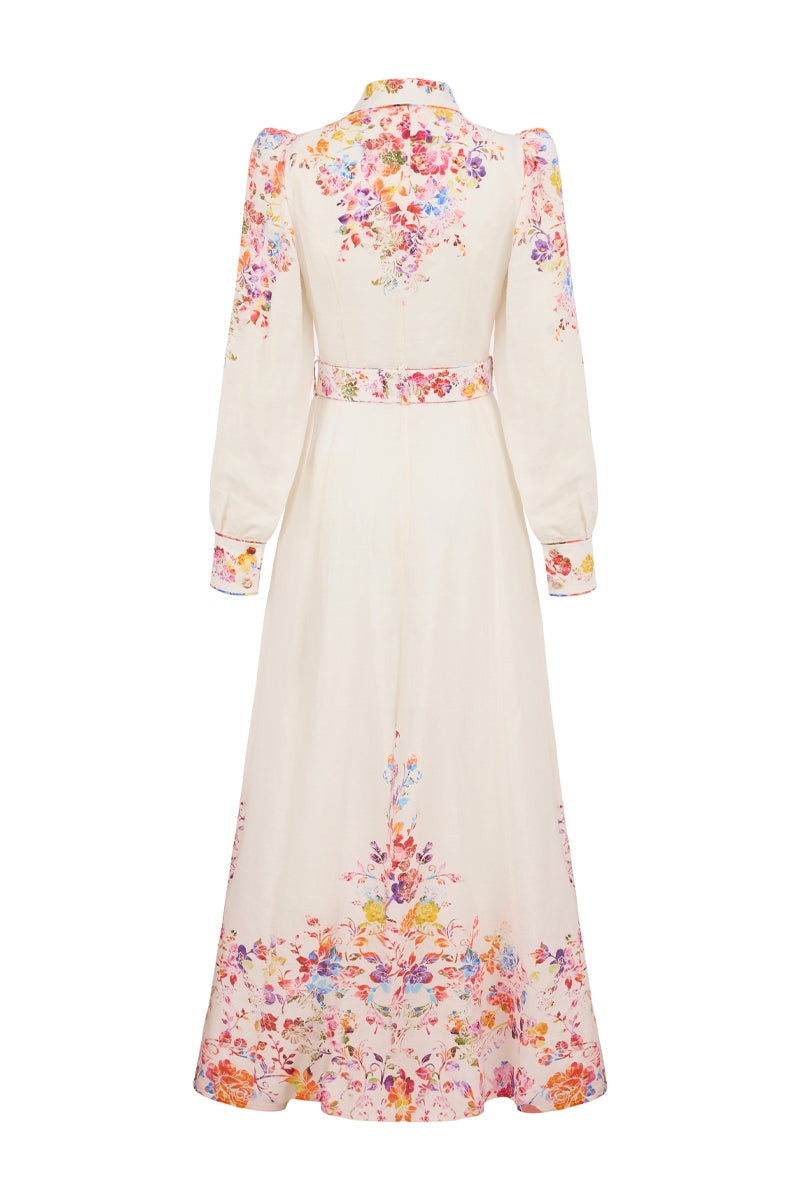AISA Romia maxi dress featuring flowing fabric and elegant design, perfect for summer or special occasions.