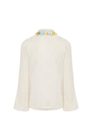 AISA Aline shirt in a stylish design, featuring a comfortable fit and classic collar, displayed on a hanger.
