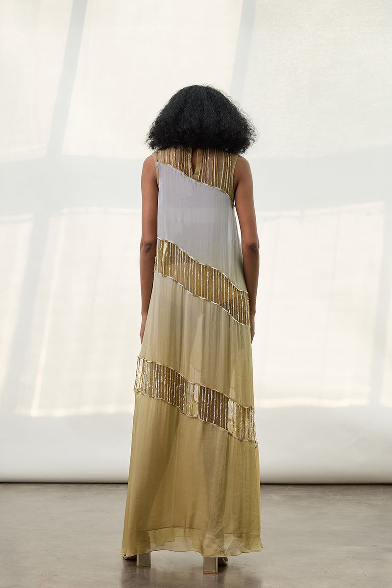 THE SUSPENDED SEQUINS ASYMMETRIC DRESS - CULT MIA