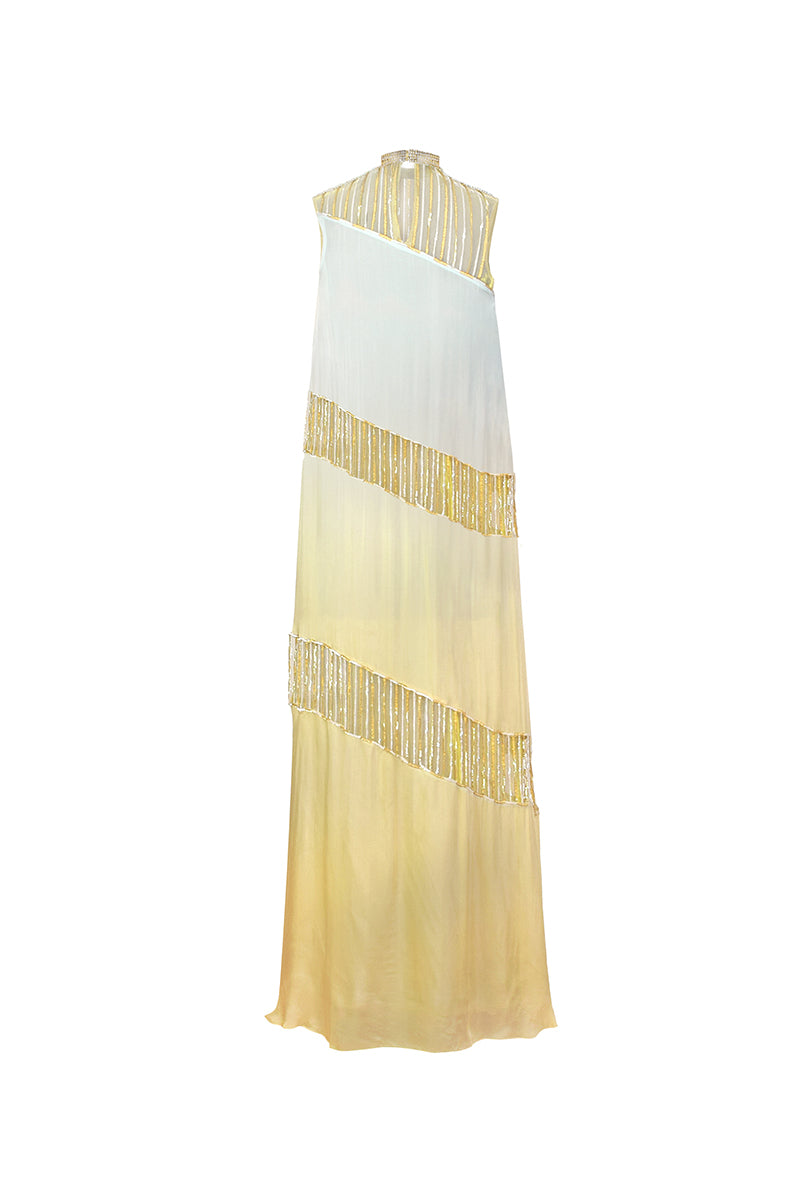 THE SUSPENDED SEQUINS ASYMMETRIC DRESS - CULT MIA