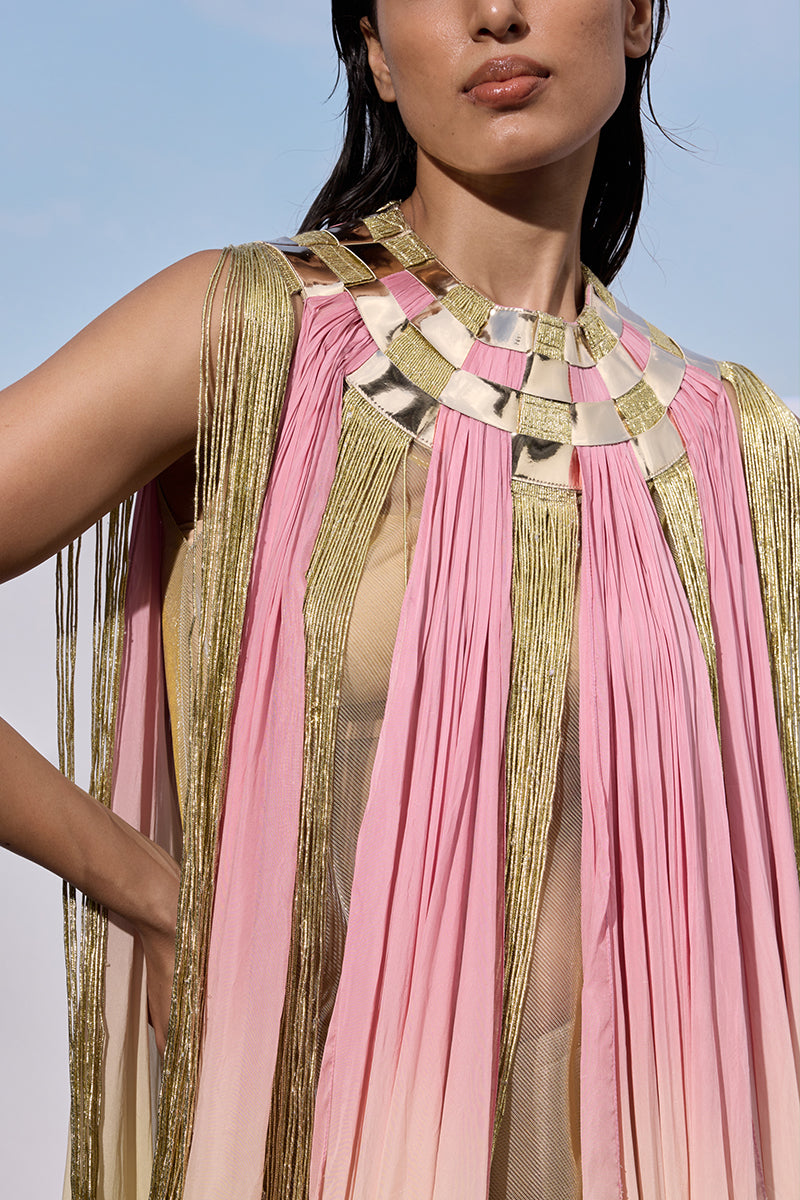THE INTERWOVEN SUNSET DRESS - CULT MIA