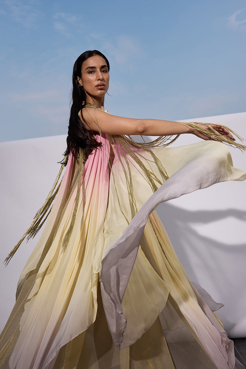 THE INTERWOVEN SUNSET DRESS - CULT MIA