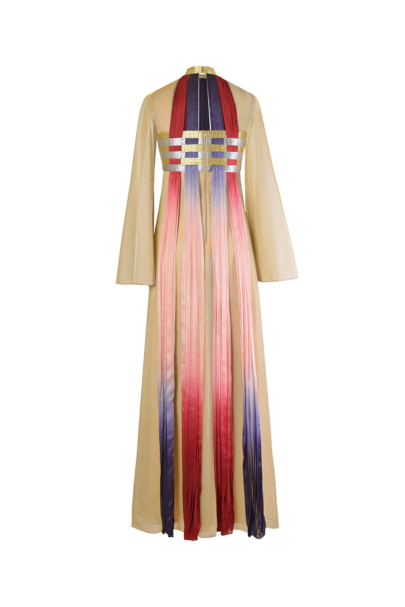 pastel kaftan dress Floral Pastel Cream Satin Silk Women Plus Size Kaftan Beach Dress