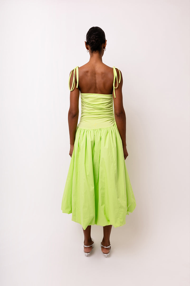 ALEXA DRESS IN LIME - CULT MIA