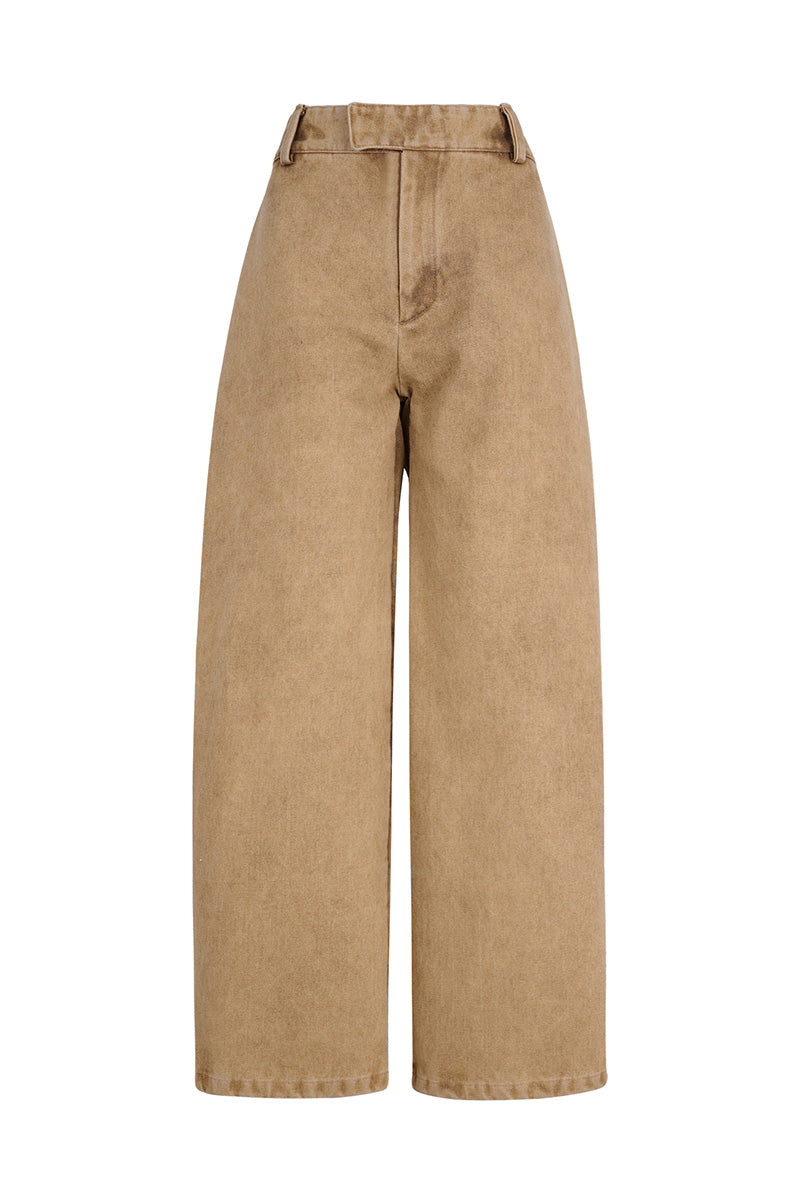 ALEX PANTS IN BROWN - CULT MIA