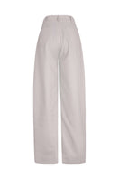 Lorena Saravia Alex wool pants shown from the back, featuring tailored fit and classic design in soft wool fabric.