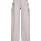Lorena Saravia ALEX wool pants showing a front view, tailored fit with a classic waistband and sleek design.