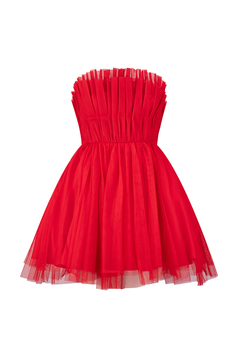 ALONDRA STRAPLESS MINI DRESS - CULT MIA
