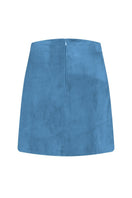 Blue mini skirt from ZUT's MINI PARIA collection, featuring a stylish and fitted design perfect for casual or dressy outfits.