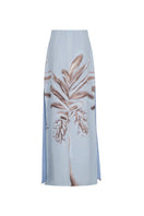 Tinta Latina Amal soft blue maxi skirt with flowy fabric and elegant design, perfect for casual or dressy occasions.
