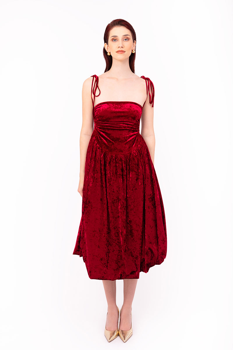 ALEXA VELVET DRESS - CULT MIA