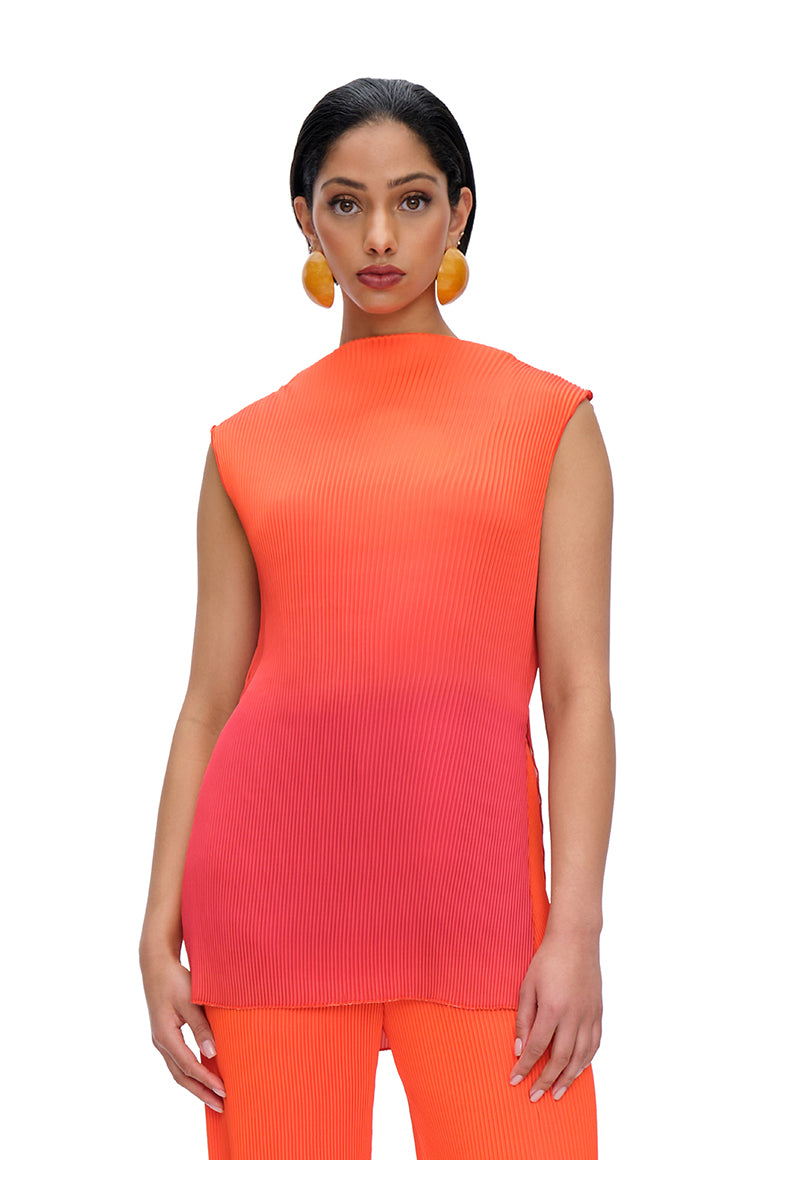 ATTI PLEATED TOP - CULT MIA