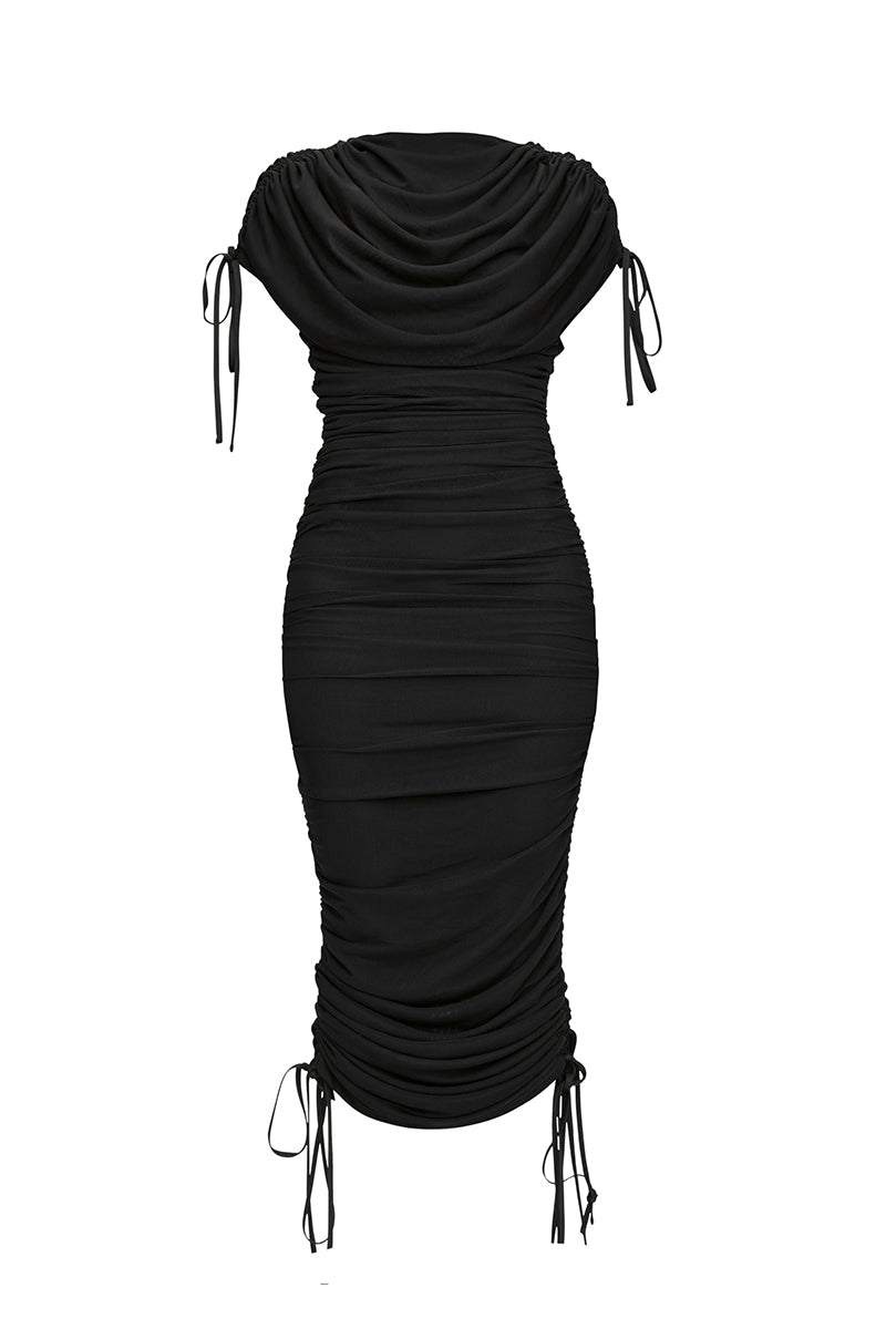 RATU MESH DRESS IN BLACK - CULT MIA