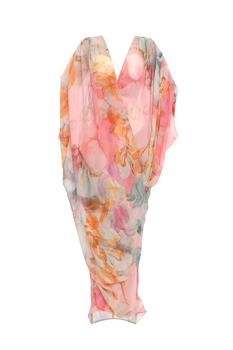 ADI ZULI PRINT KAFTAN COVER UP - CULT MIA