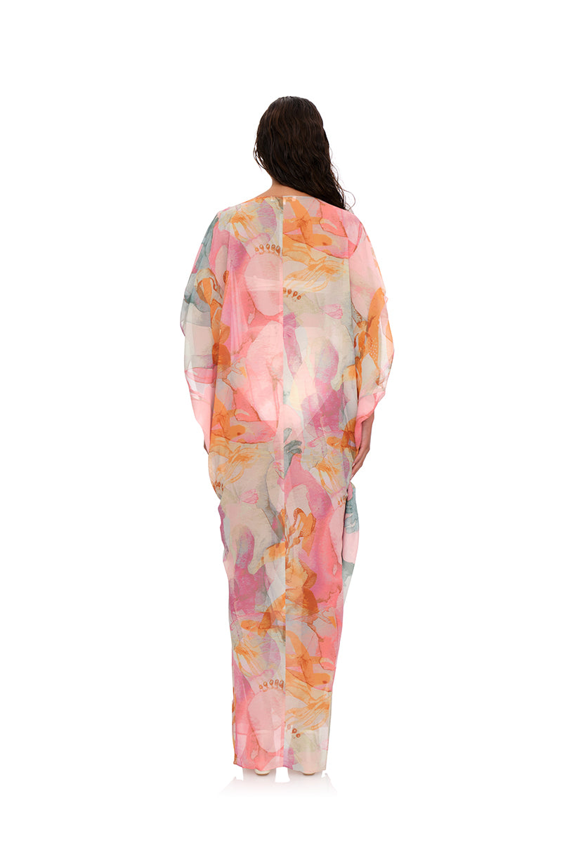 ADI ZULI PRINT KAFTAN COVER UP - CULT MIA