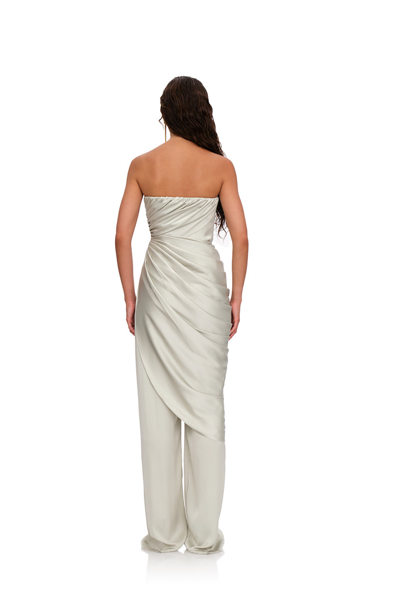 ENVO ARCTIC BLUE STRAPLESS JUMPSUIT - CULT MIA