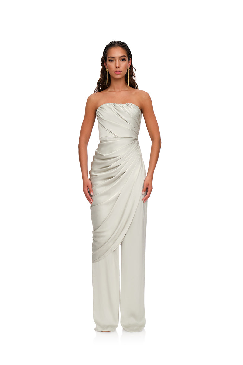 ENVO ARCTIC BLUE STRAPLESS JUMPSUIT - CULT MIA