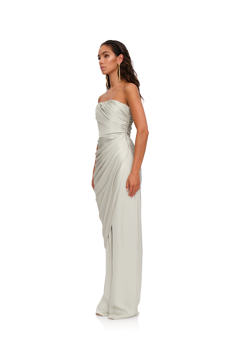 ENVO ARCTIC BLUE STRAPLESS JUMPSUIT - CULT MIA