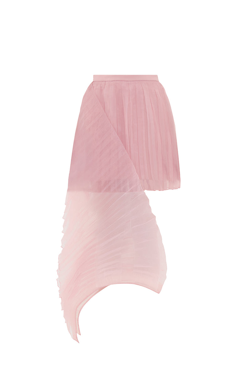 IME MINI SKIRT IN POWDER PINK - CULT MIA