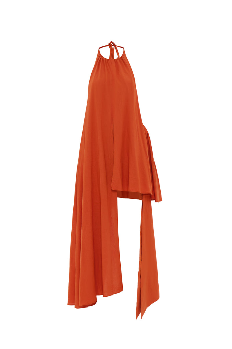 NATA TOP IN RED CORAL - CULT MIA